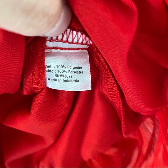 *SOLD*a.n.a (A New Approach) Red Dolman Blouse - Picture 5 of 7